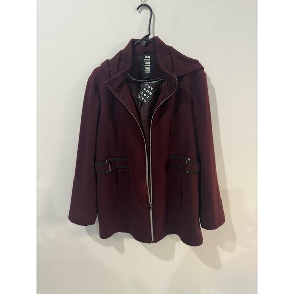 Burgundy Unique Womens Jacket - Picture 1 of 3
